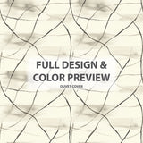 Abstract 5 Pcs Bedding Set - Quiet Lines Duvet Cover And Pillow Set