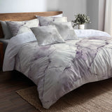 Abstract 5 Pcs Bedding Set - Marble Mist Duvet Cover And Pillow Set