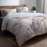 Abstract 5 Pcs Bedding Set - Marble Mist Duvet Cover And Pillow Set