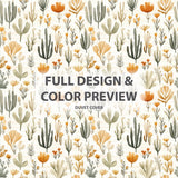 Boho Bedding Set of 5 - Boho Desert Minimal Duvet Cover And Throw Pillow Set