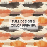 Abstract Duvet Cover Set of 5 - Warm Horizon Bedding And Throw Pillow Set