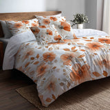 Floral Duvet Cover Set of 5 - Terra Bloom Bedding And Throw Pillow Set