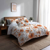 Floral Duvet Cover Set of 5 - Terra Bloom Bedding And Throw Pillow Set
