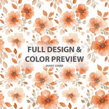 Floral Duvet Cover Set of 5 - Terra Bloom Bedding And Throw Pillow Set