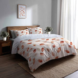Boho 3 Pcs Bedding Set - Boho Nature Earthy Duvet Cover with Shams