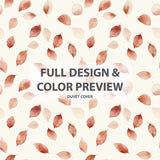 Boho 3 Pcs Bedding Set - Boho Nature Earthy Duvet Cover with Shams