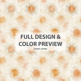 Boho Bedding Set - Boho Sun Minimal Duvet Cover And Cushion Set