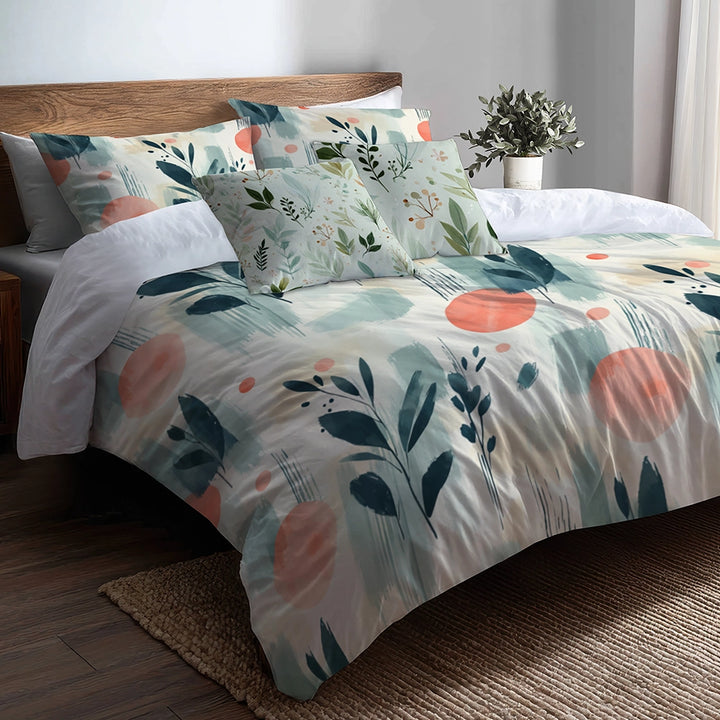 Boho Bedding Set - Boho Spirit Garden Duvet Cover And Cushion Set