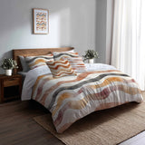 Boho Bedding Set - Earth Path Boho Duvet Cover And Cushion Set