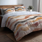 Boho Bedding Set - Earth Path Boho Duvet Cover And Cushion Set