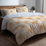 Starburst 5 Pcs Bedding Set - Boho Sun Glow Duvet Cover And Pillow Set