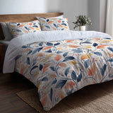 Paisley 5 Pcs Bedding Set - Botanical Paisley Duvet Cover And Pillow Set