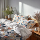 Paisley 5 Pcs Bedding Set - Botanical Paisley Duvet Cover And Pillow Set