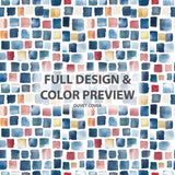 Patchwork Duvet Cover Set of 5 - Blue And Pink Patchwork Bedding And Throw Pillow Set