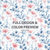 French Country Bedding Set of 5 - Soft Toile Duvet Cover And Throw Cushion Set