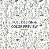 Toile Bedding Set 5 Pcs - Meadow Toile Duvet Cover And Throw Pillow Set