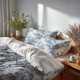 French Country Bedding Set - Timeless Toile Duvet Cover And Cushion Set