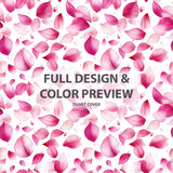 Abstract Bedding Set 5 Pcs - Petal Dust Duvet Cover And Throw Pillow Set