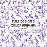 Abstract Bedding Set 5 Pcs - Lavender Drift Duvet Cover And Throw Pillow Set