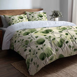 Country / Farmhouse Bedding Set 3 Pcs - Moss Petal Drift Duvet Cover Set