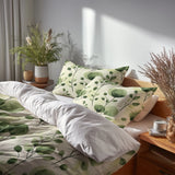 Country / Farmhouse Bedding Set 3 Pcs - Moss Petal Drift Duvet Cover Set