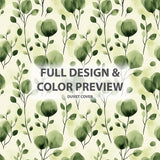 Country / Farmhouse Bedding Set 3 Pcs - Moss Petal Drift Duvet Cover Set