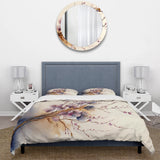 Pink And Plum Cherry Blossom Branch III - Duvet Cover Set
