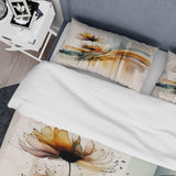 Orange Daisy Flowers Hyperrealistic II - Duvet Cover Set