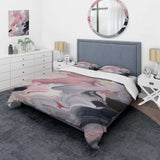 Solid Marble Paint Artwork II - Duvet Cover Set