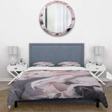 Solid Marble Paint Artwork III - Duvet Cover Set