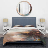 Brown Abstracted Nature IV - Duvet Cover Set