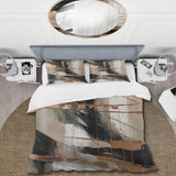 Brown And Black Beyond Boundaries III - Duvet Cover Set