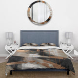 Brown And Black Beyond Boundaries III - Duvet Cover Set