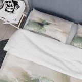 Green And Cream Essence Of Modernity I - Duvet Cover Set