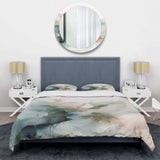 Green And Cream Essence Of Modernity II - Duvet Cover Set