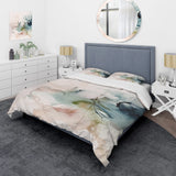 Green And Cream Essence Of Modernity IV - Duvet Cover Set