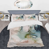 Green And Cream Essence Of Modernity IV - Duvet Cover Set