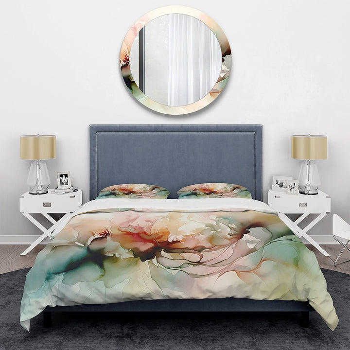 Delicate Floral Impressions I - Duvet Cover Set