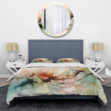 Delicate Floral Impressions I - Duvet Cover Set