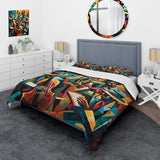 Jazz Performance On Stage I - Duvet Cover Set