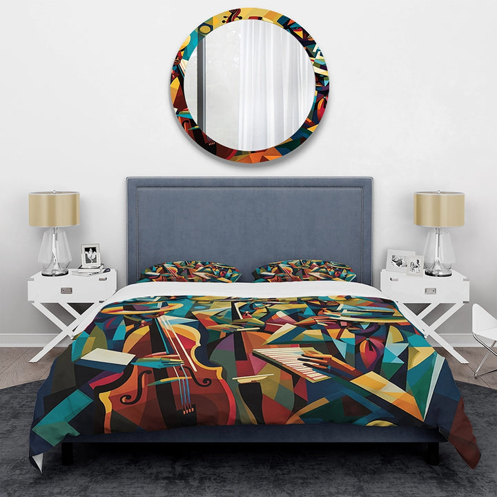 Jazz Performance On Stage I - Duvet Cover Set