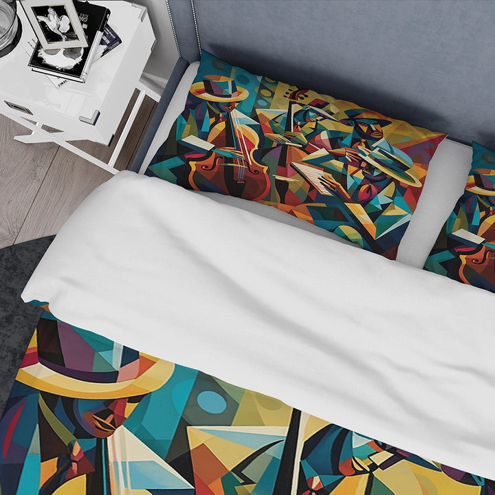 Jazz Performance On Stage I - Duvet Cover Set
