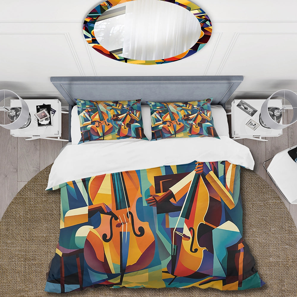 Jazz Performance On Stage II - Duvet Cover Set
