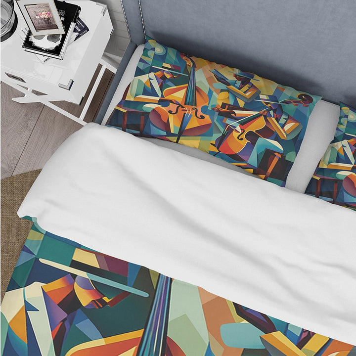 Jazz Performance On Stage II - Duvet Cover Set