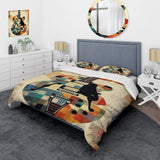 Cubism Guitar - Duvet Cover Set