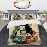 Cubism Guitar - Duvet Cover Set