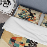 Cubism Guitar - Duvet Cover Set