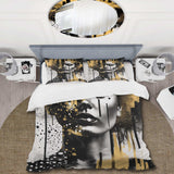 Golden Fluidity Of Womanhood II - Duvet Cover Set