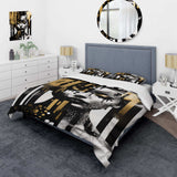 Golden Fluidity Of Womanhood IV - Duvet Cover Set