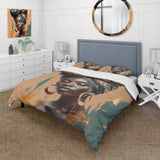 African Chromatic Woman III - Duvet Cover Set